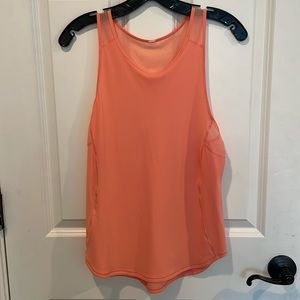 Lululemon tank with mesh panels